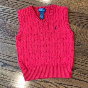 ⭐️Host Pick⭐️ Polo by Ralph Lauren Knit Vest 4/4T
